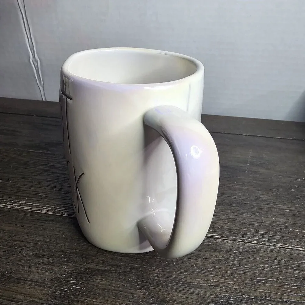 NWT Rae Dunn Artisan Hot Chick Iridescent Mug Easter Farmhouse 2021 Magenta